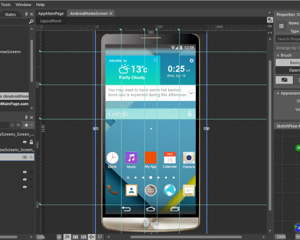 Prototype Android Apps in Microsoft SketchFlow