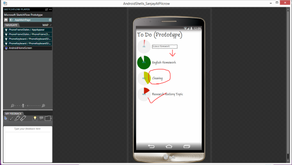 Screen_2 Android Lollipop LG G3 Microsoft Blend SketchFlow Prototype App Development in Visual Studio